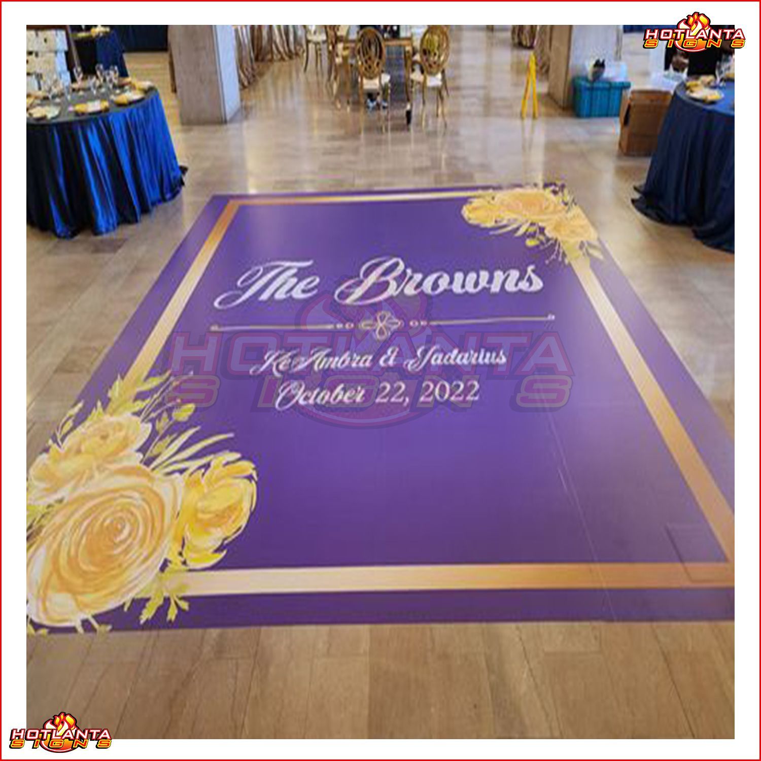 Rectangle Floor Wraps and Stickers