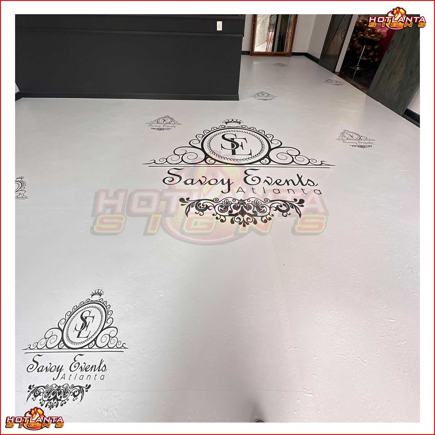 Rectangle Floor Wraps and Stickers