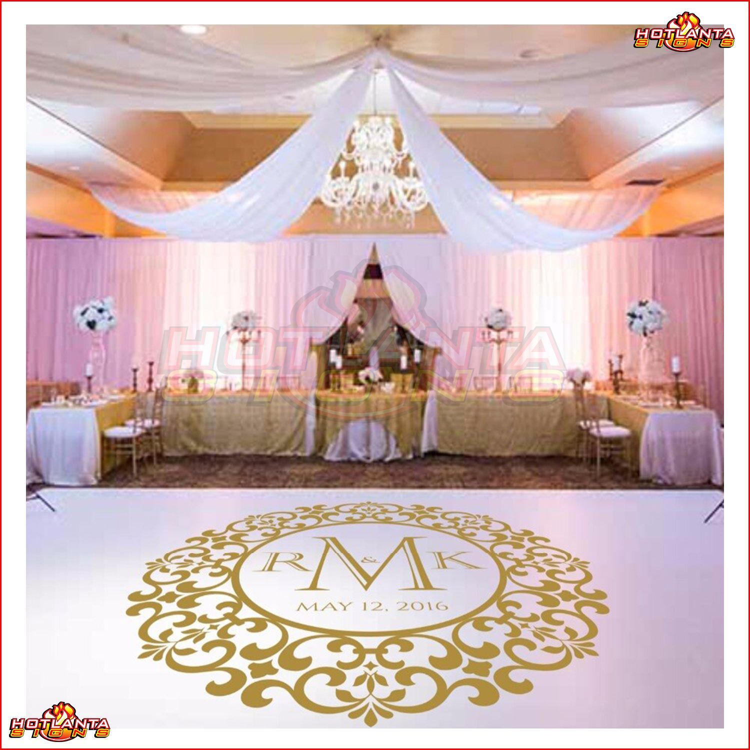 Rectangle Floor Wraps and Stickers