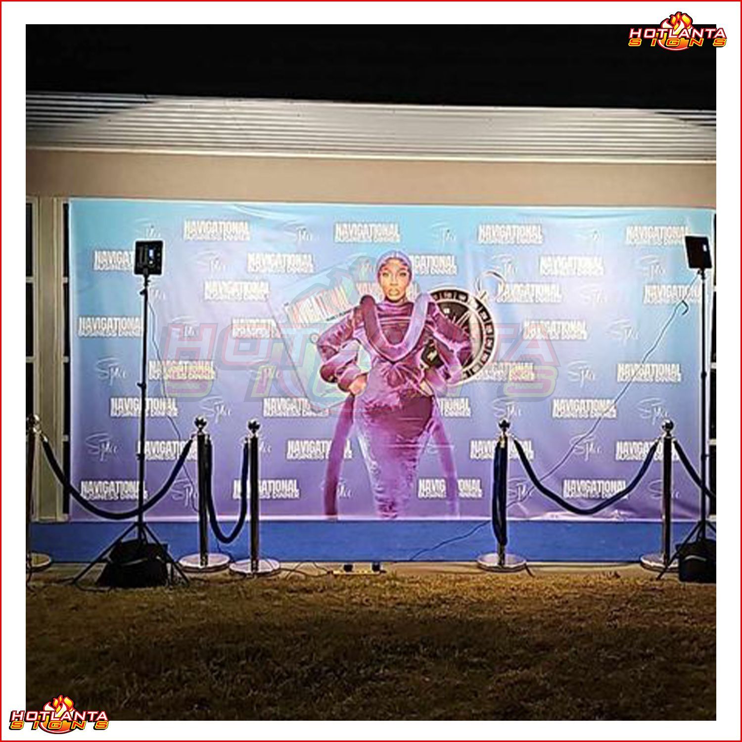 Step and Repeat Banner