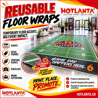 Floor Wraps: Reusable!