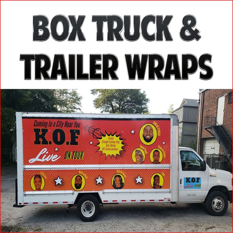 Box Truck and Trailer Wrap