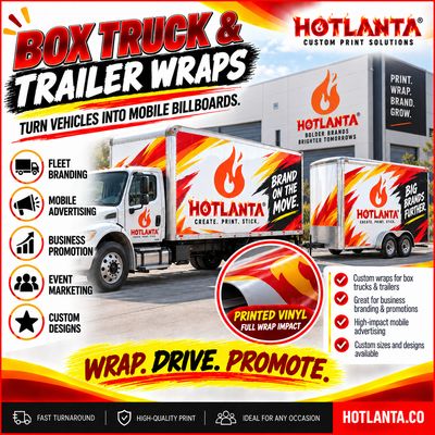 Box Truck and Trailer Wrap