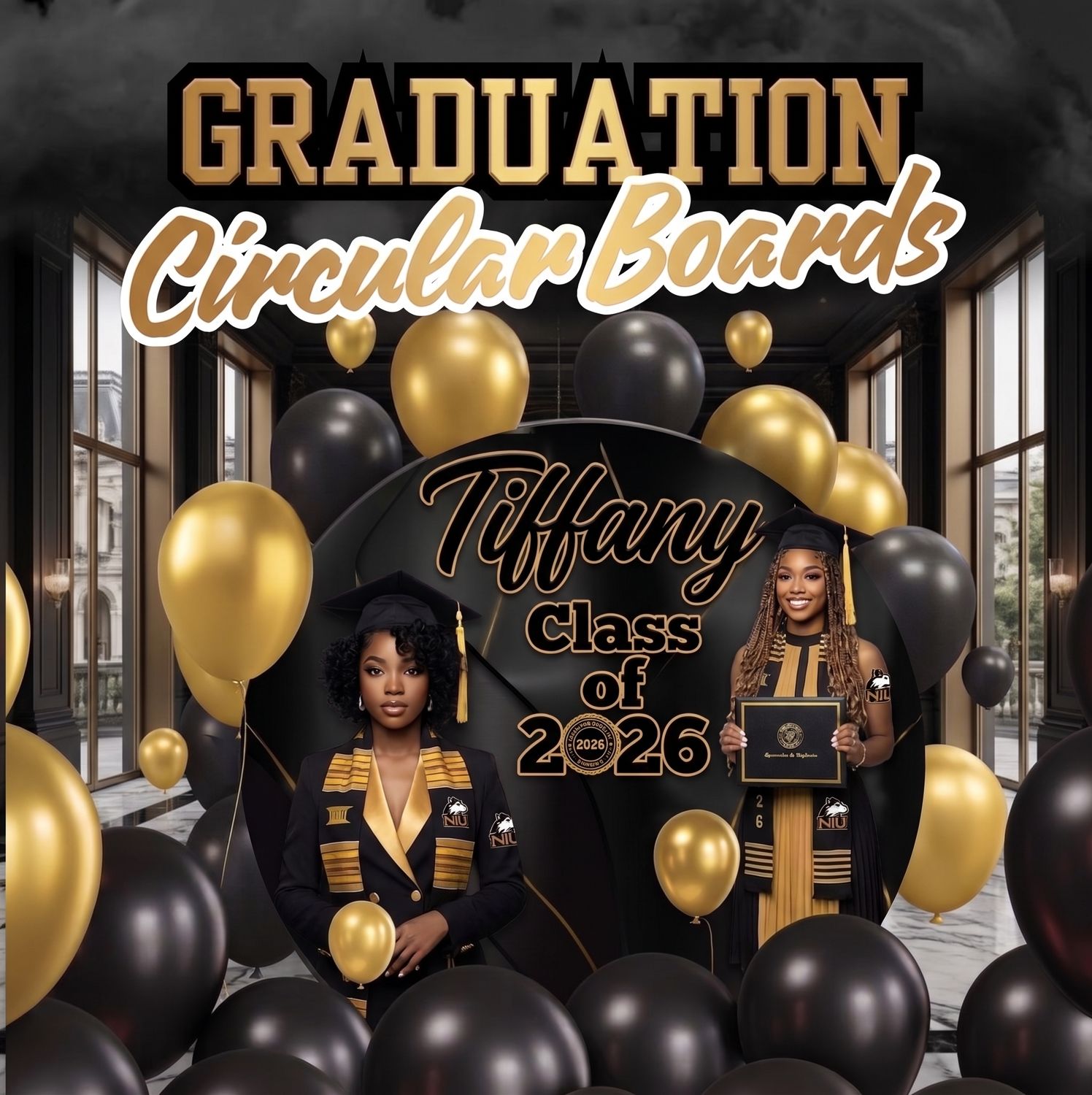 Graduation Circular Boards