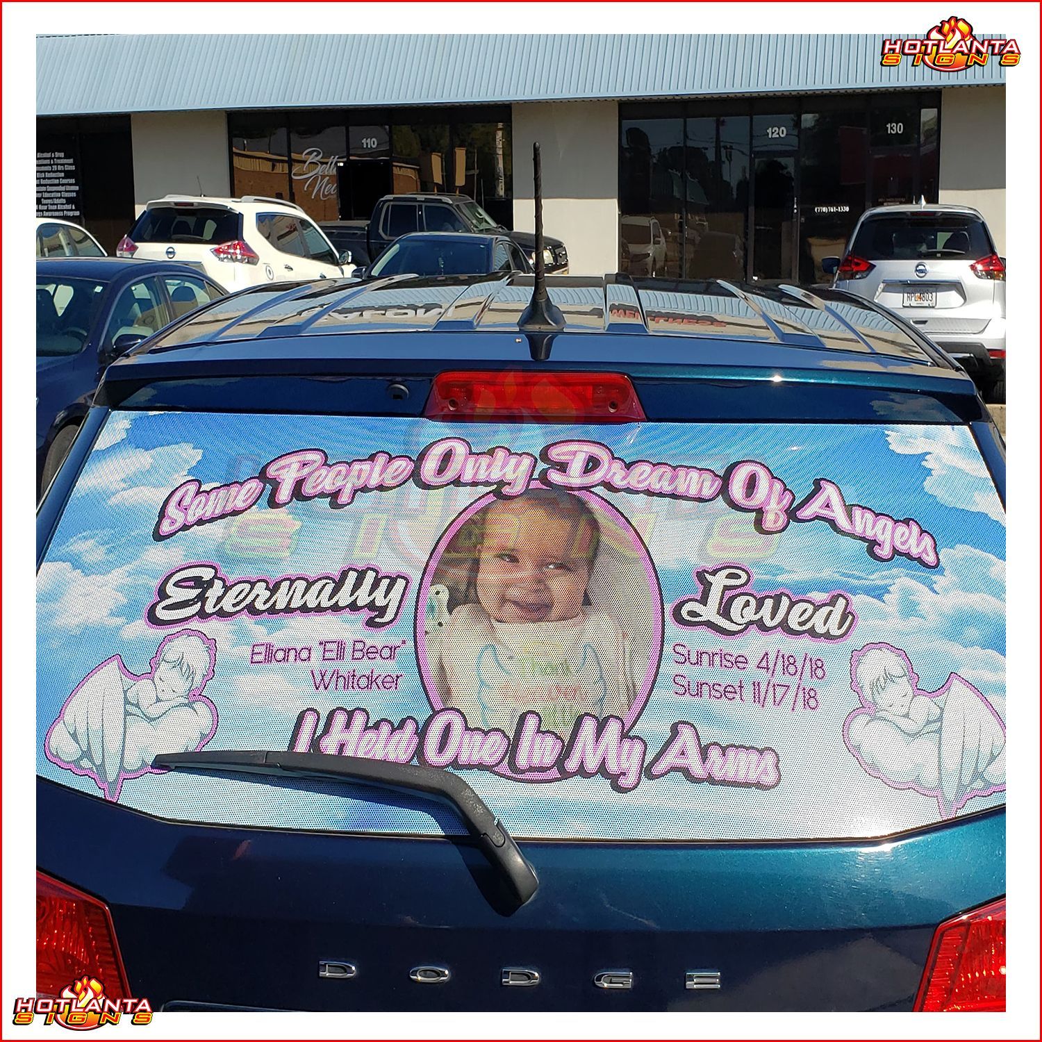 Perforated Vehicle Decals