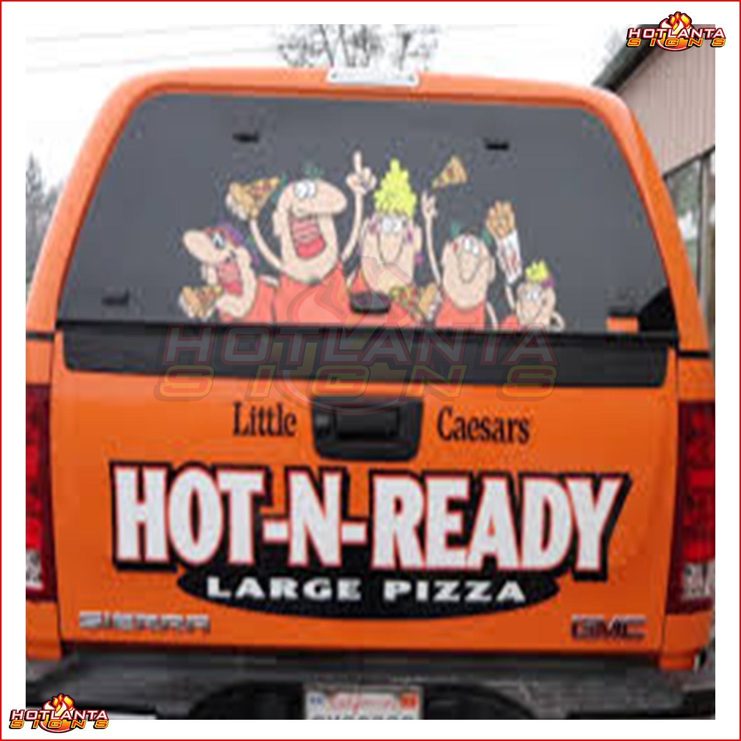 Perforated Vehicle Decals