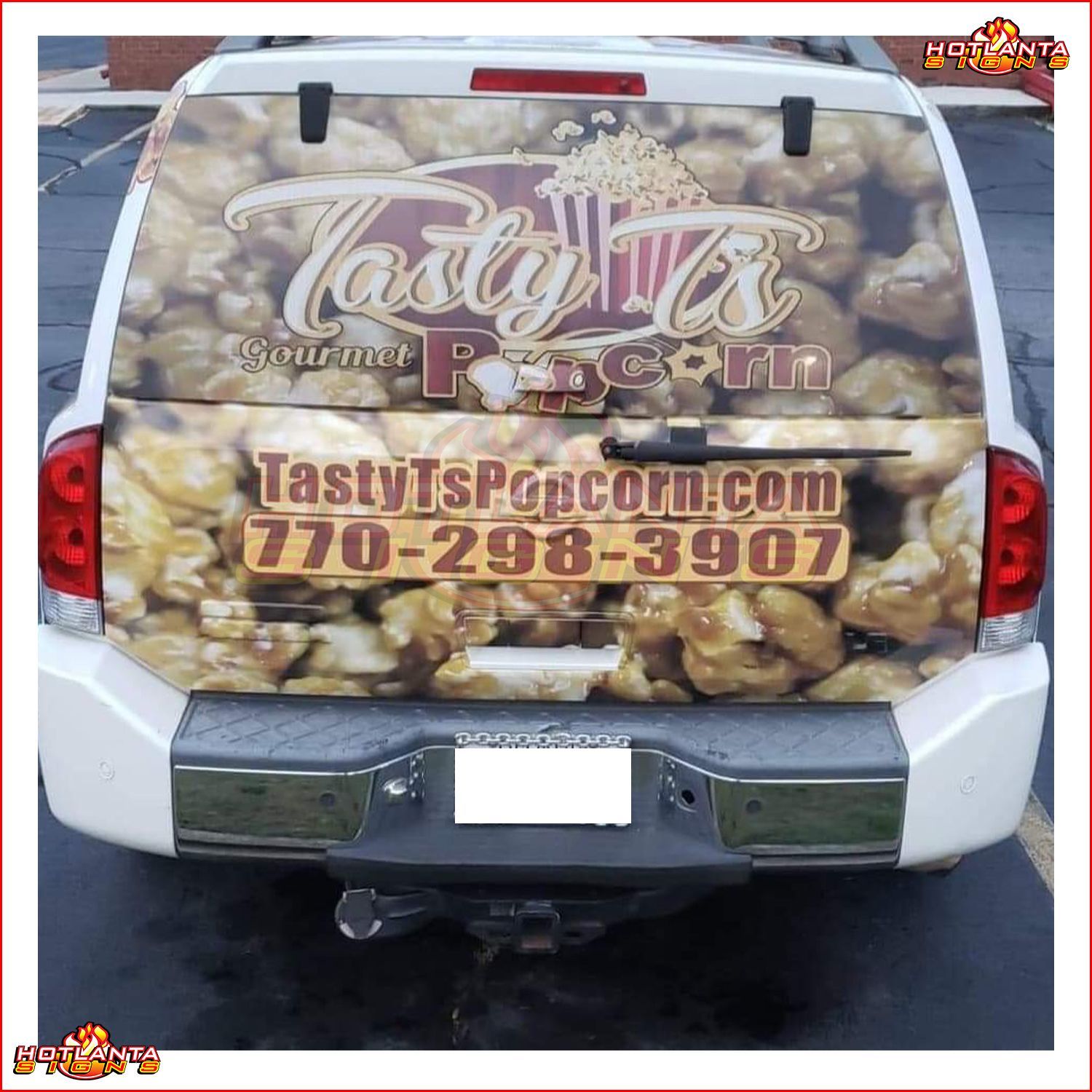 Perforated Vehicle Decals