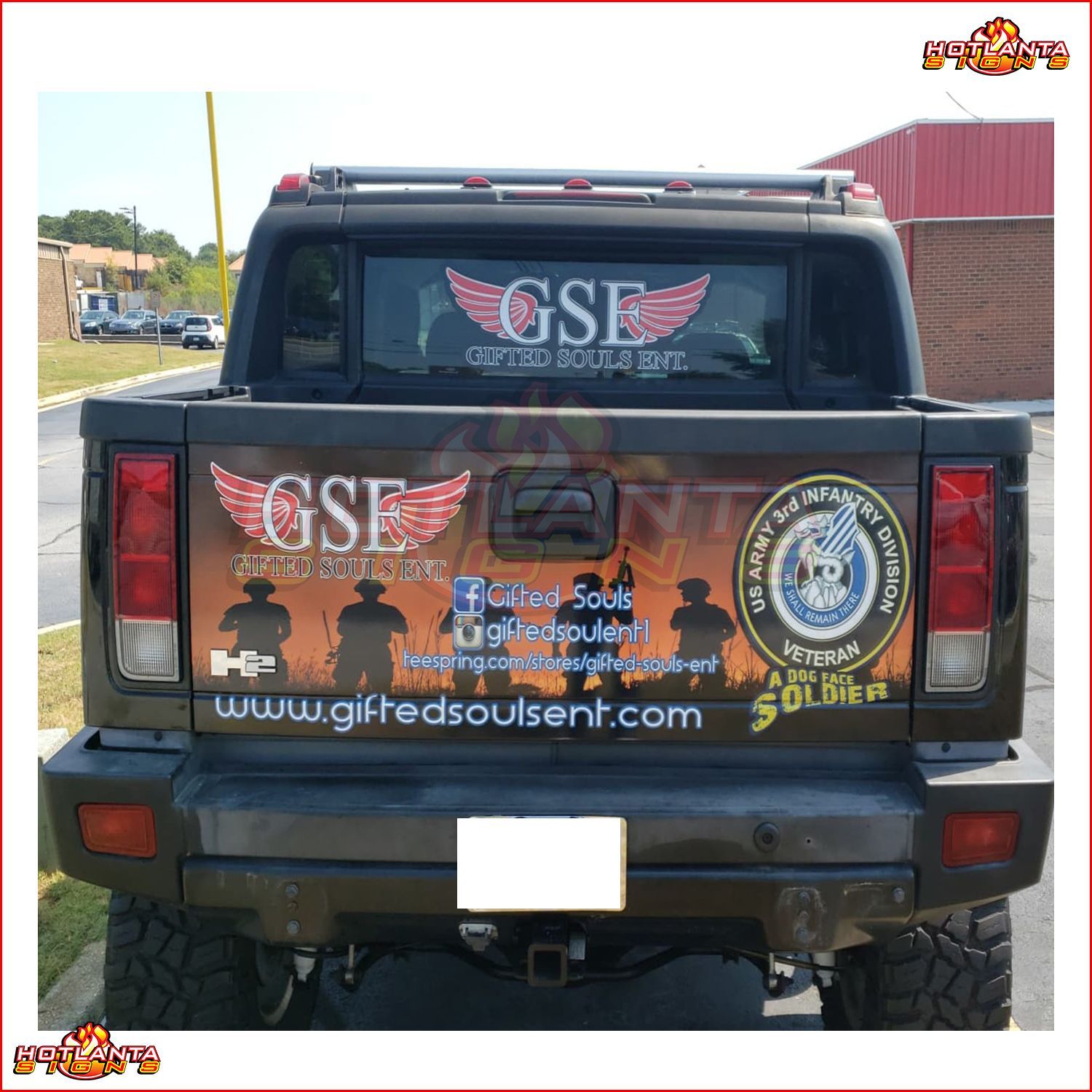 Perforated Vehicle Decals
