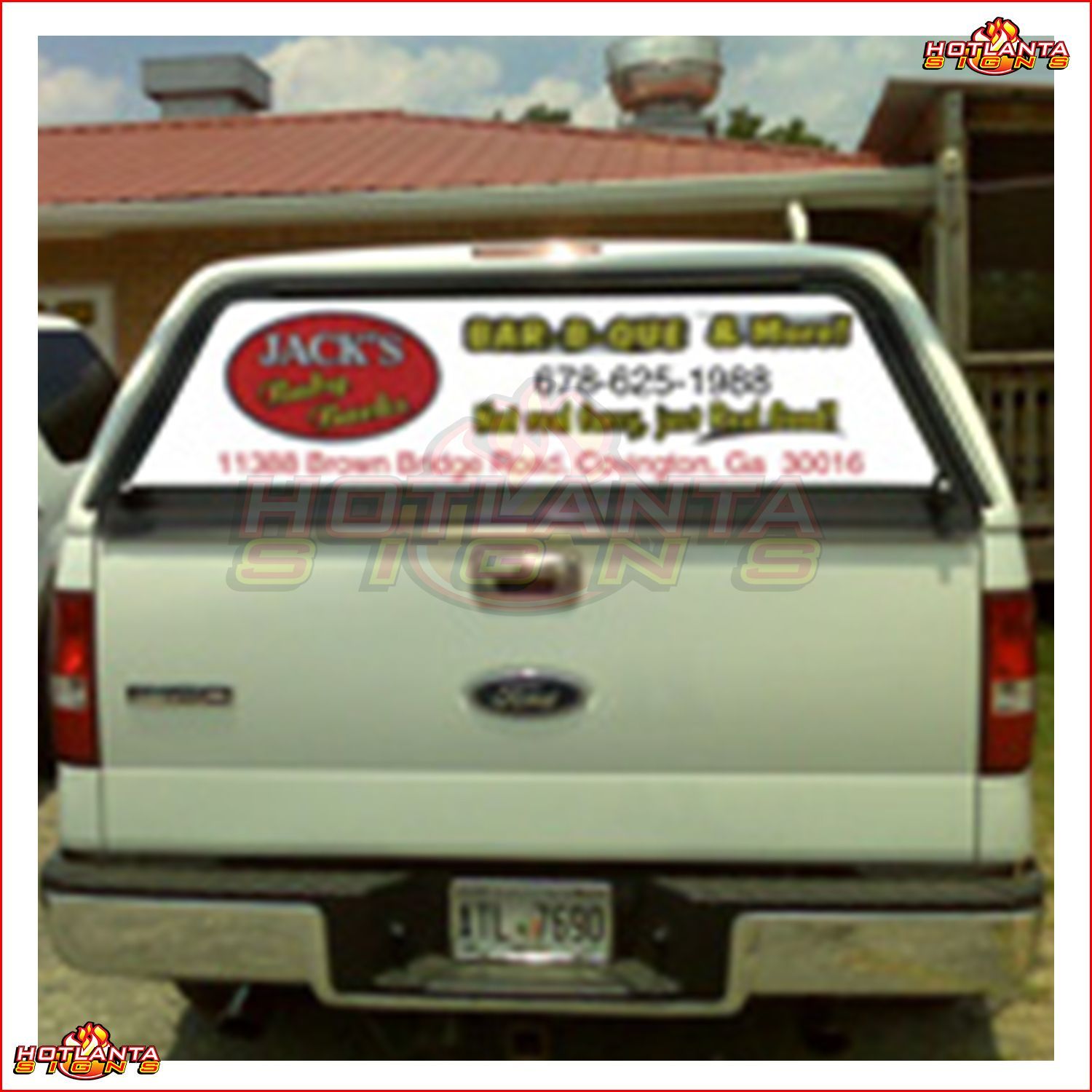 Perforated Vehicle Decals