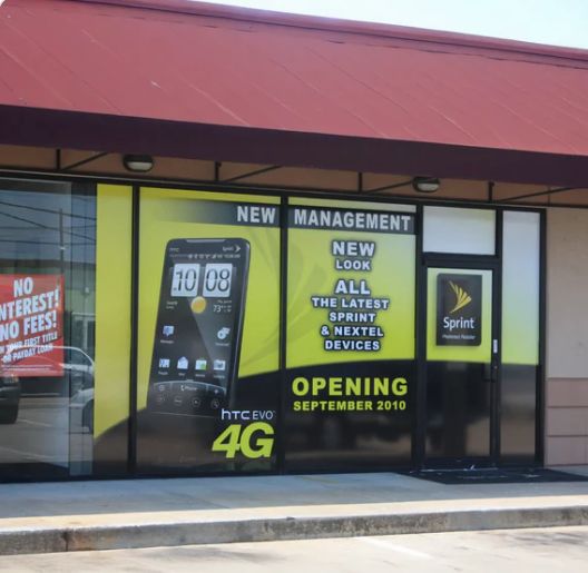 Perforated Window Vinyl