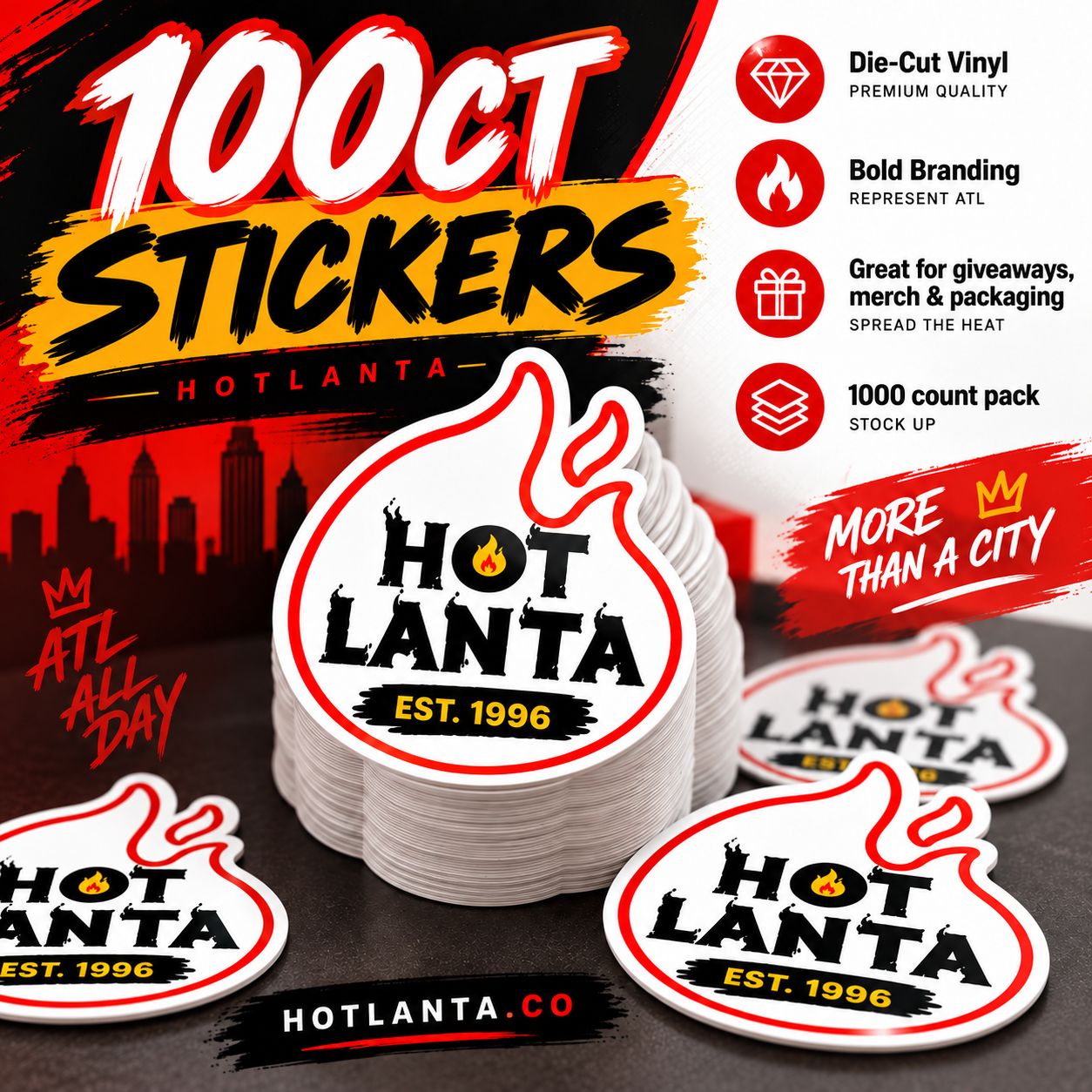 Stickers (Bulk 1000CT)