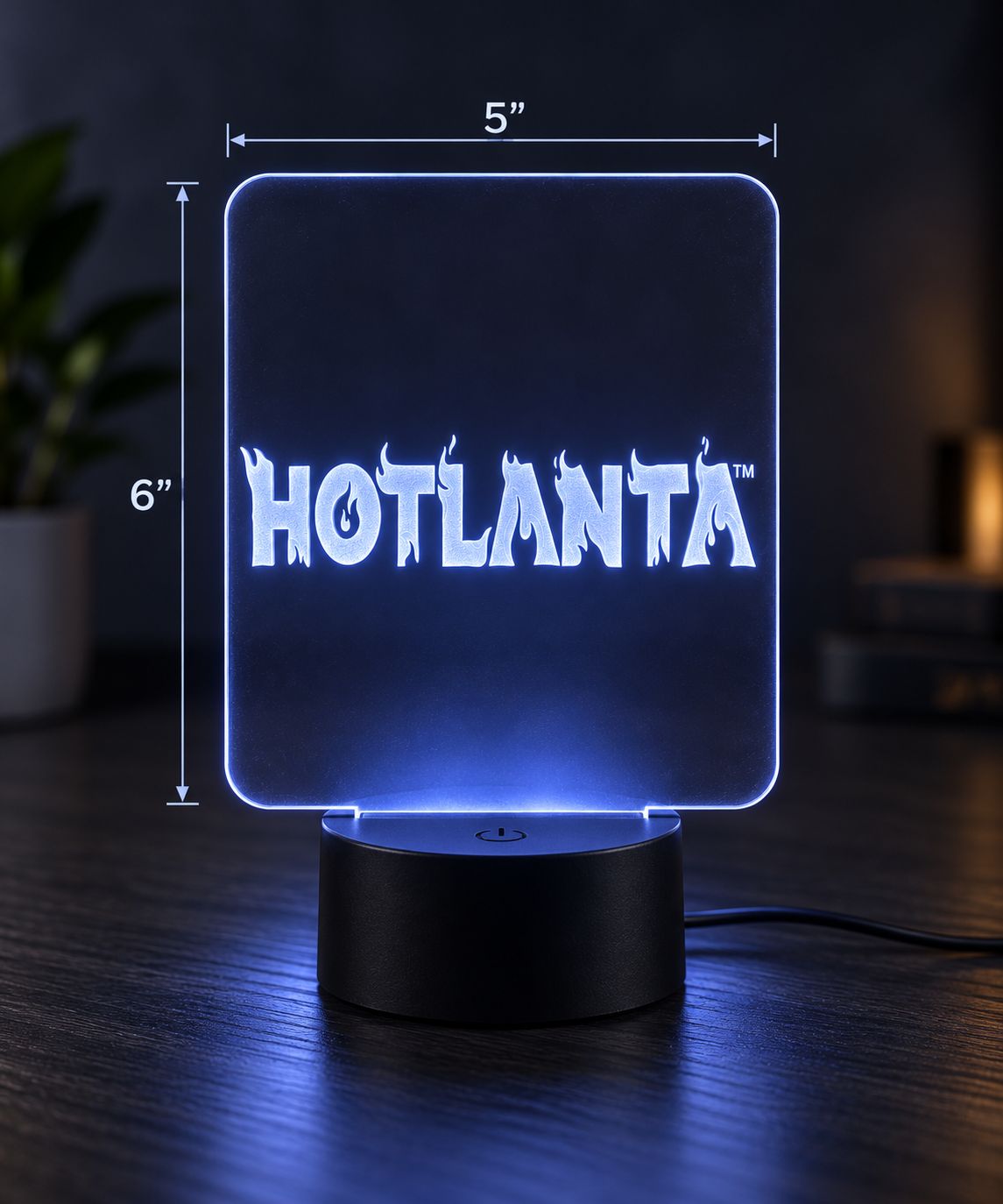 LED Acrylic Sign (5in x 6in)