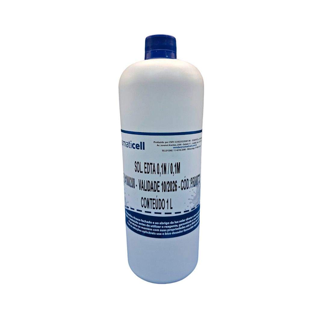 Solução EDTA 0,1N /0,1M - 1 LITRO