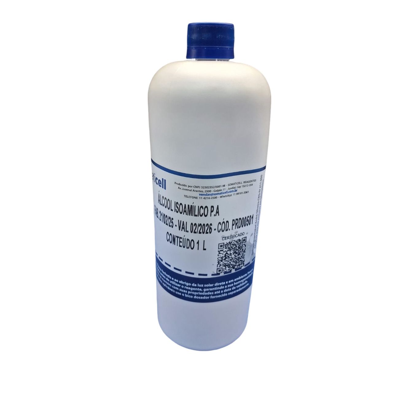 ÁLCOOL ISOAMÍLICO 99,9% - 1L