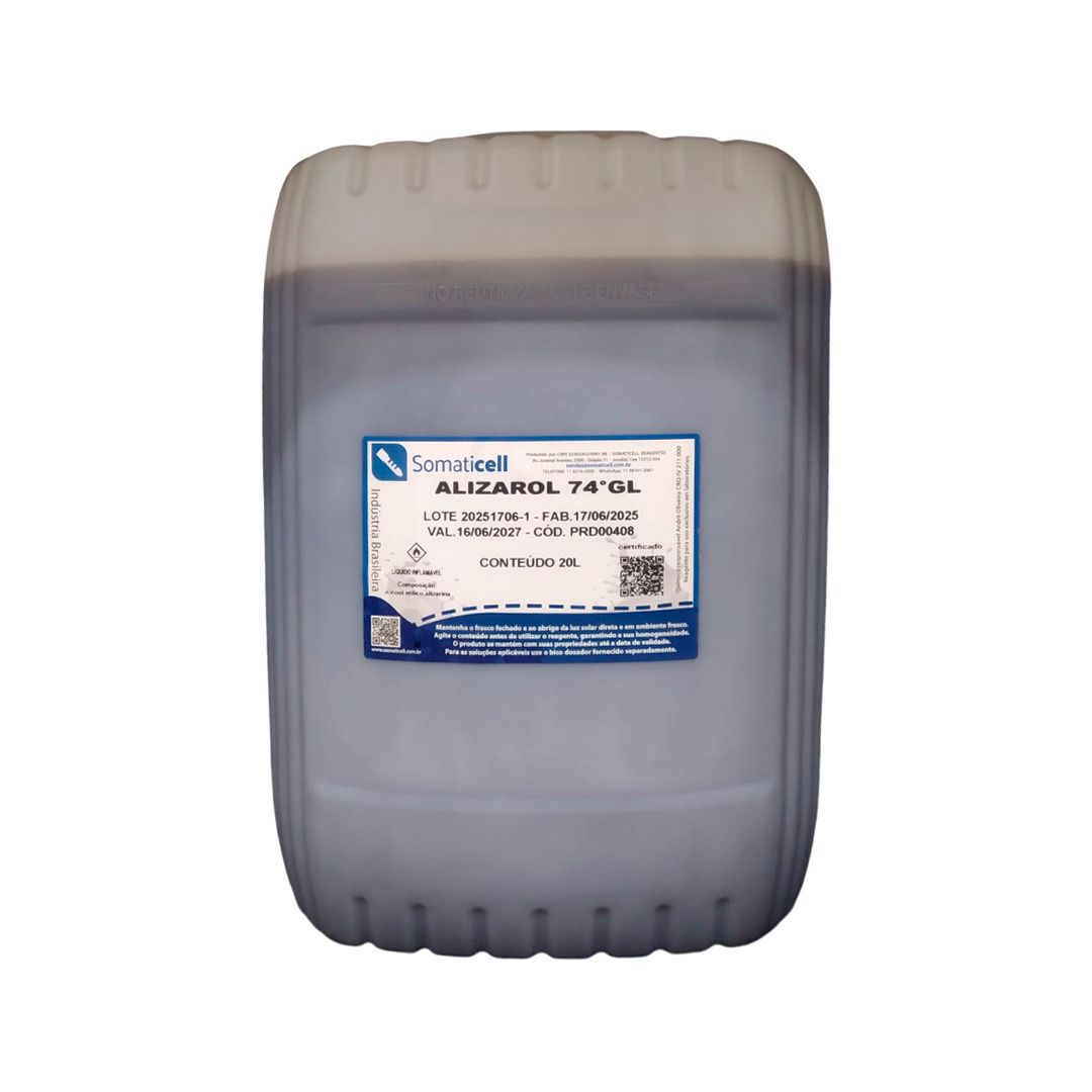 Alizarol 74 GL - Alizarol em Álcool Etílico 74GL - 20 litros