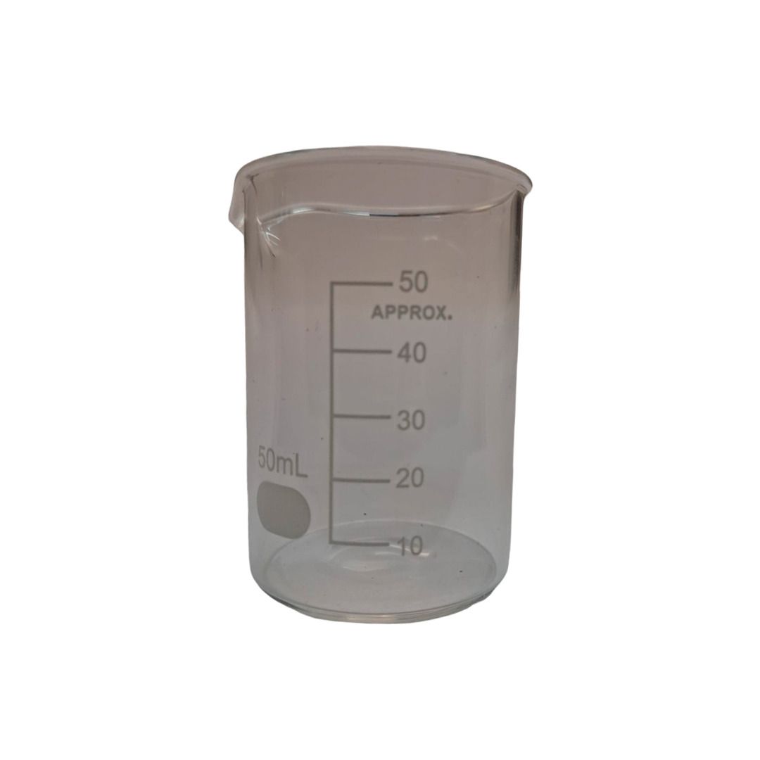 Becker de vidro - forma alta (Berzelius) - Boro 3.3 - graduado - Cap.50ml