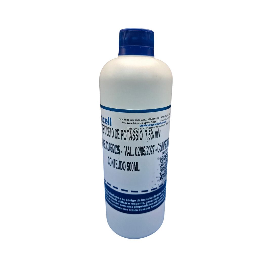 Solução de IODETO DE POTÁSSIO (KI) 7,5% m/v - EMB. 500ml