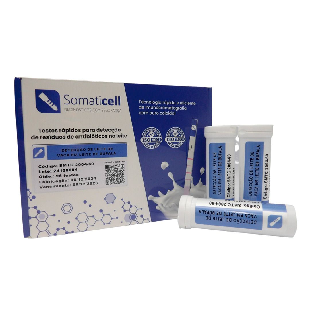 SOMATICELL DETECÇÃO DE LEITE DE VACA UM LEITE DE BÚFALAS