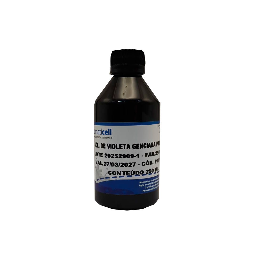 Solução de Violeta Genciana para GRAM - 250ml