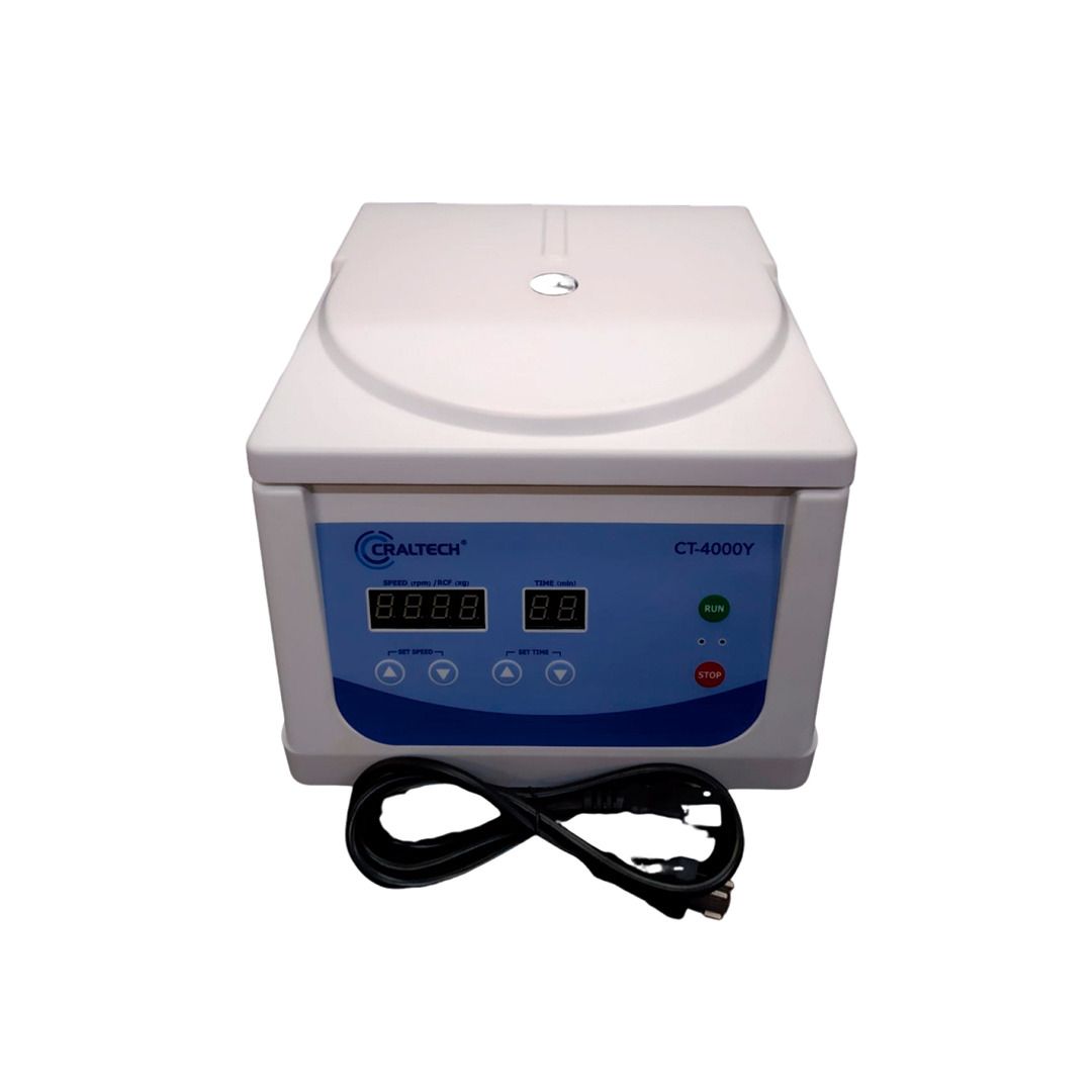 CENTRIFUGA DE BANCADA BIVOLT PARA 8 TUBOS DE 10 A 15 ML CRALTECH