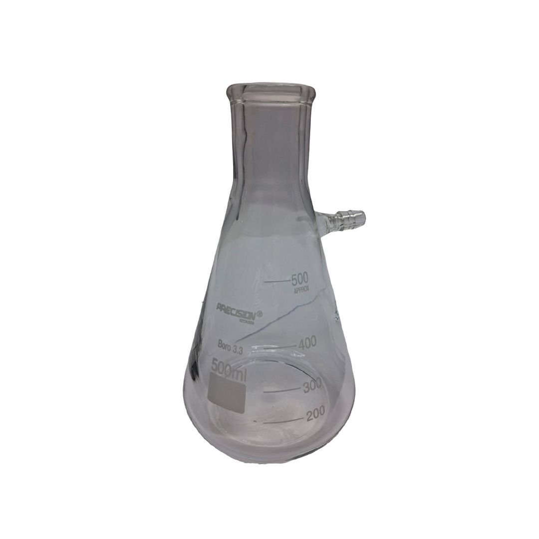 Frasco Kitazato com Saida Superior Boro 3.3 Cap.500ml