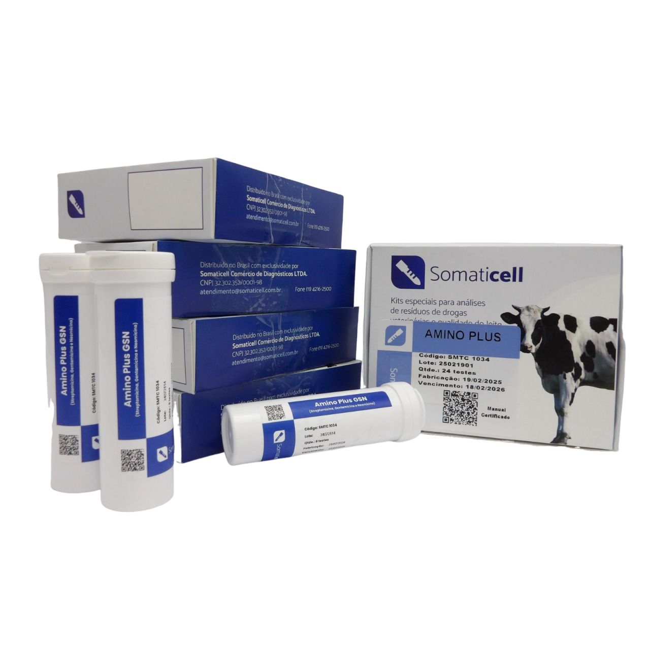 3in1 Amino PLUS (Streptomicina+Gentamicina+Neomicina) Somaticell - 96 unidades