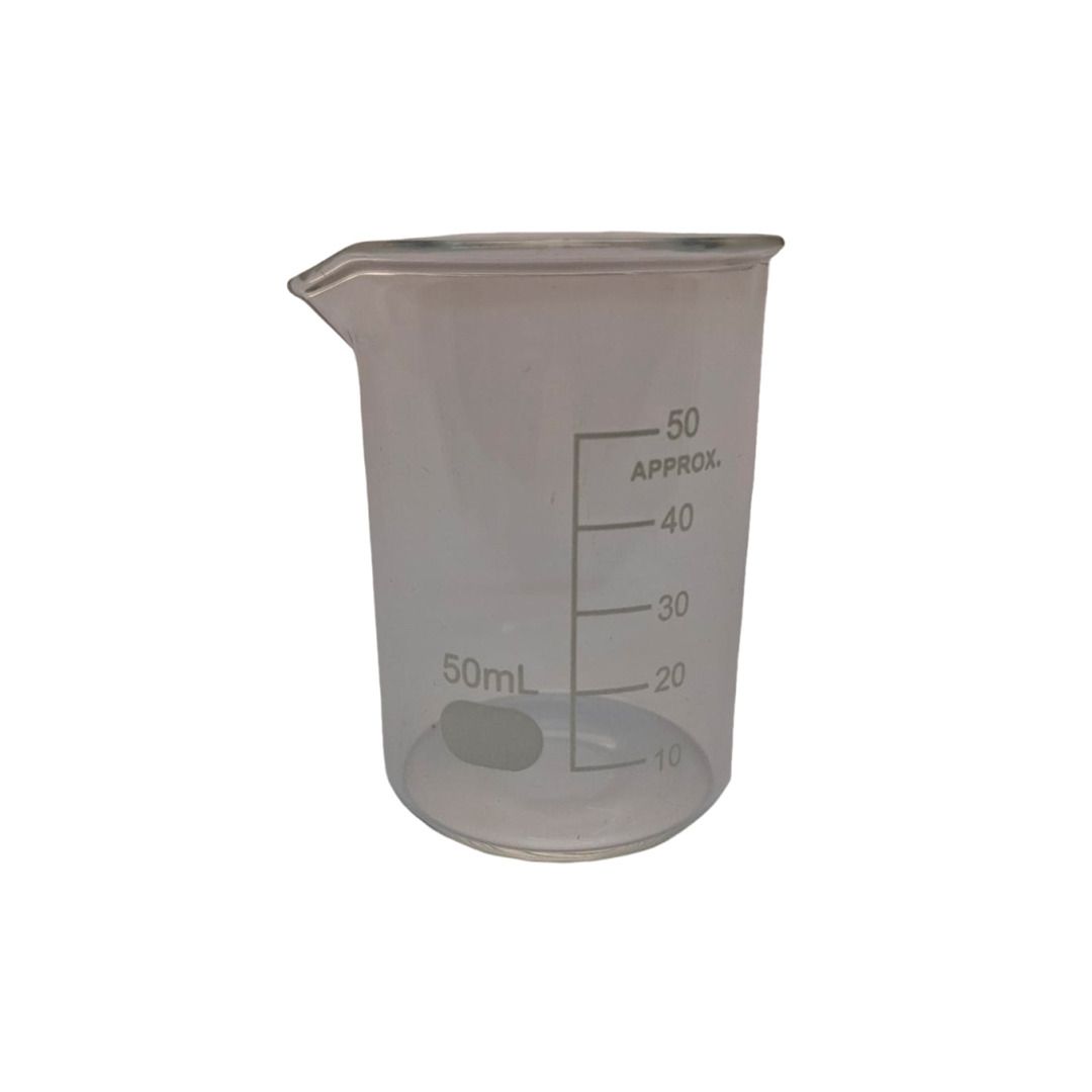 Becker de vidro - forma baixa (Berzelius) - Boro 3.3 - graduado - Cap. 50ml
