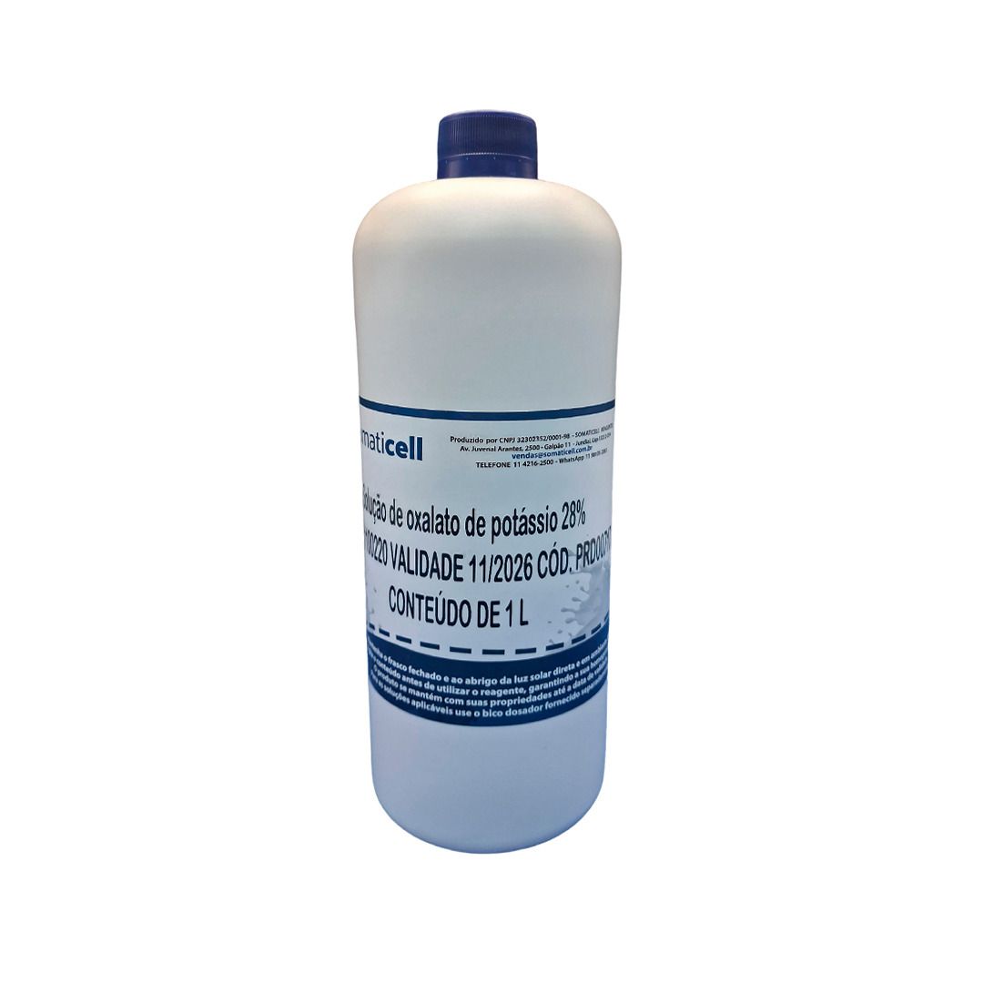 Solução de oxalato de potássio 28% - embalagem 1 litro