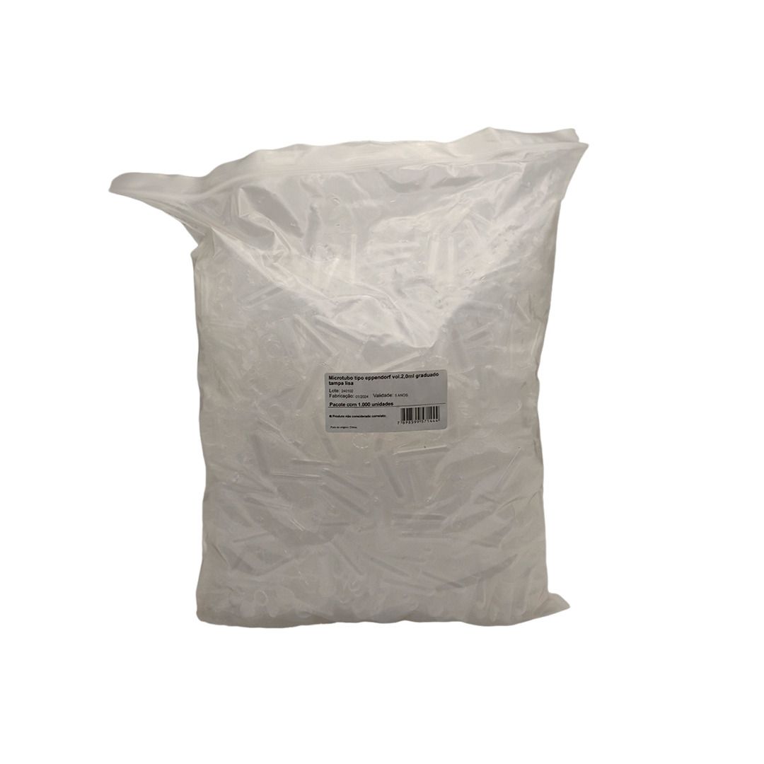 Microtubo Tipo Eppendorf Grad. Neutro Vol.1,5ml PT/1000