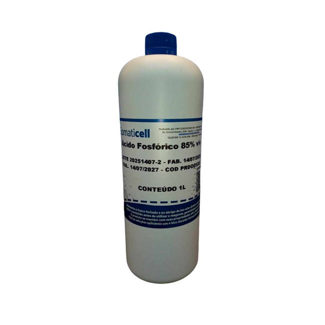 Ácido Fosfórico - Solução 85% Densidade 1,69 Embalagem 1 Litro