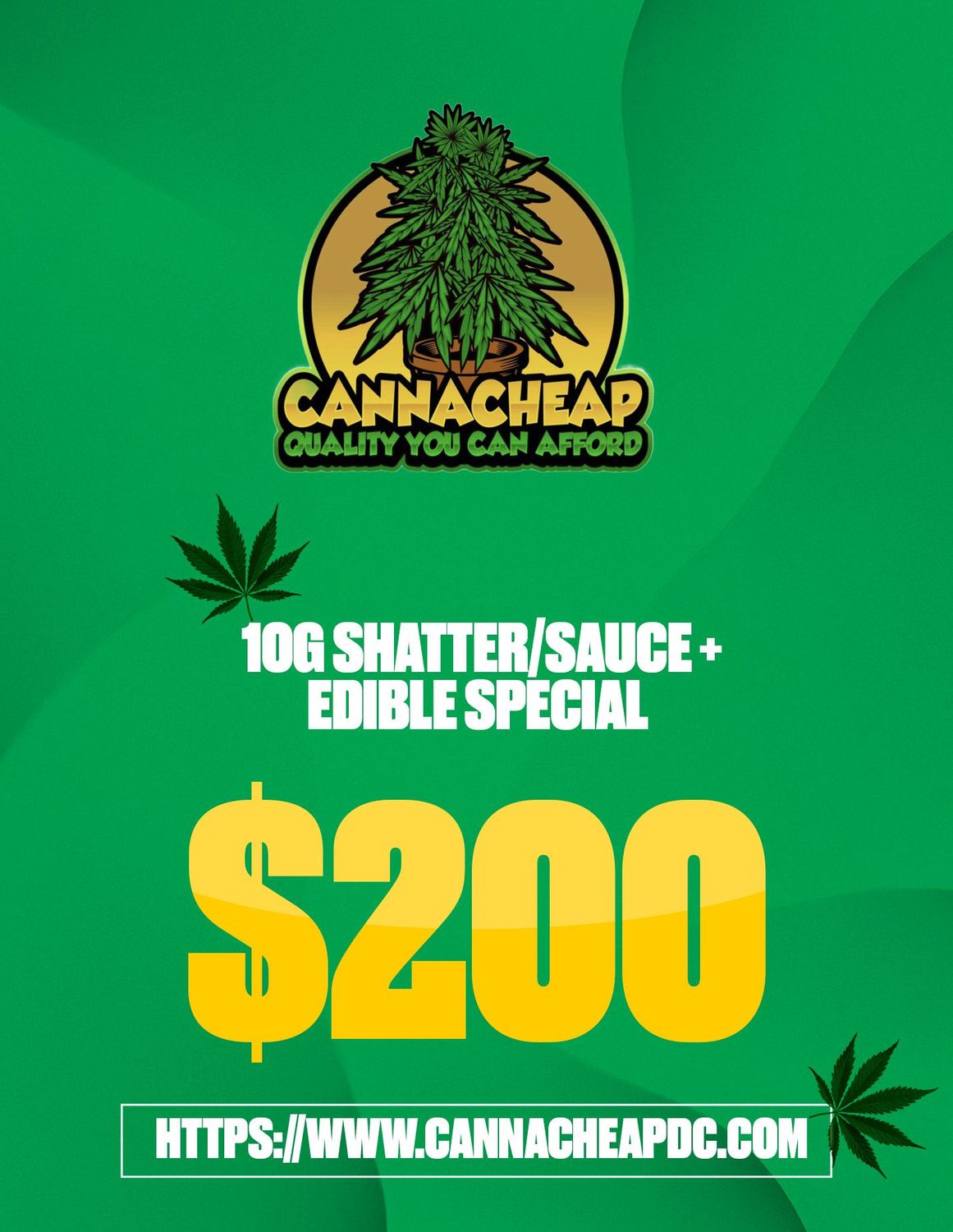 10g Shatter/Sauce + Edible special