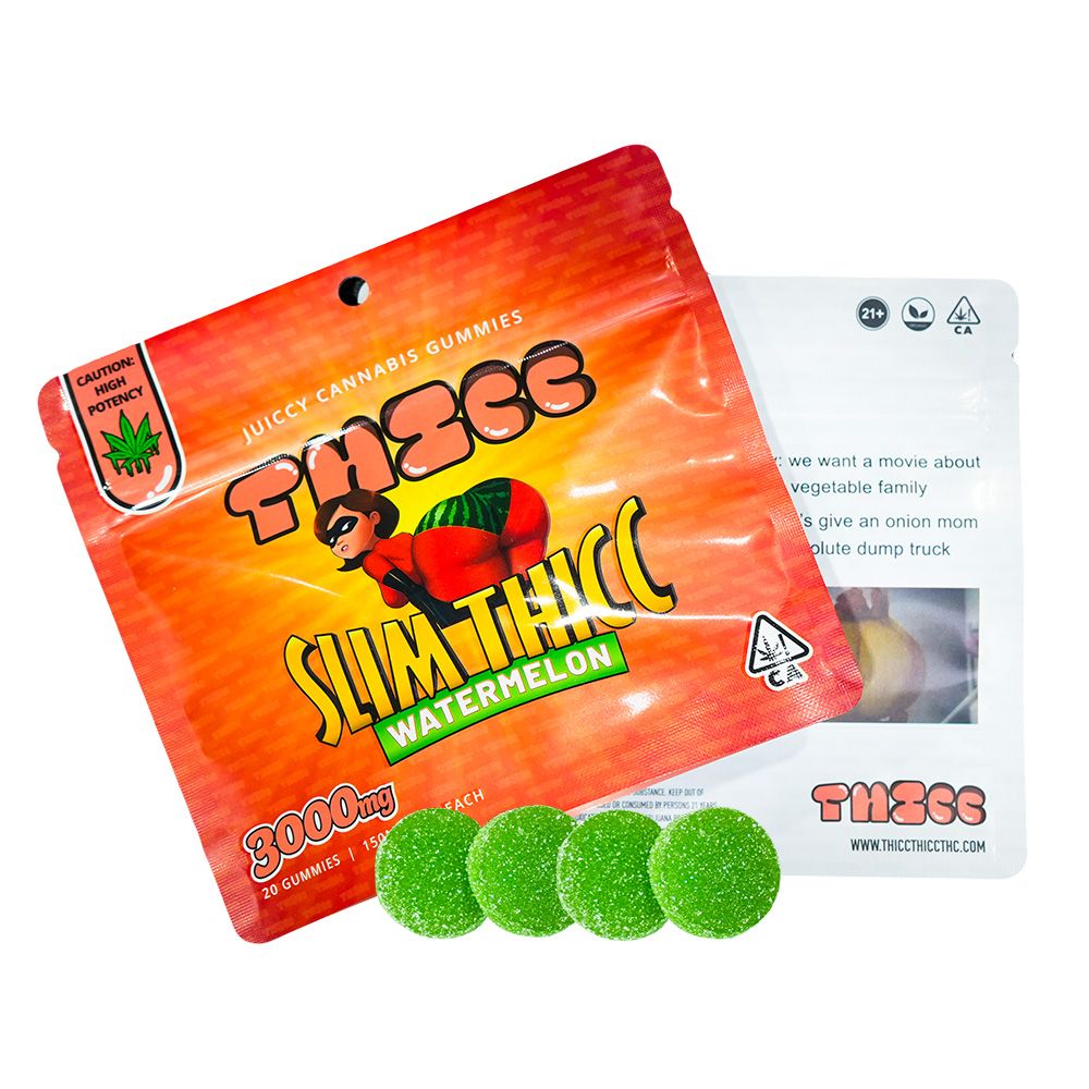 3000mg Thicc Gummies Watermelon