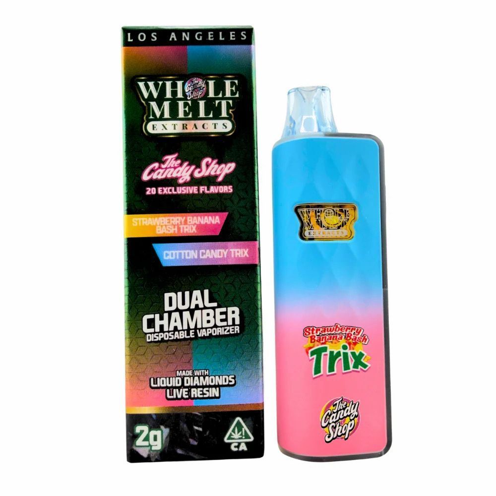 Whole Melt Dual Chamber Live Diamond x Candy Shop Disposable 2G