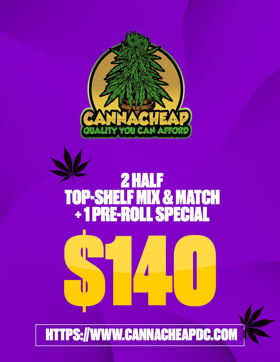 TWO HALF TOP SHELF MIX & MATCH +1PREROLL SPECIAL TWO HALF TOP SHELF MIX & MATCH +1PREROLL SPECIAL