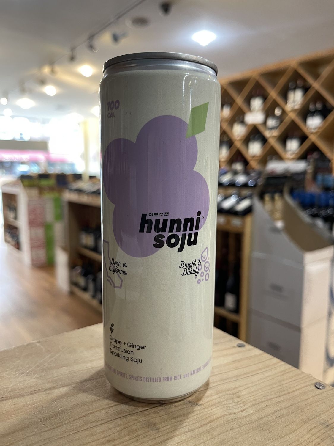 Hunni Soju Grape+ Ginger Sparkling