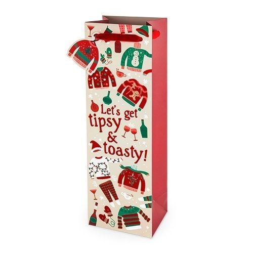 Tipsy &amp; Toasty Wine Bag