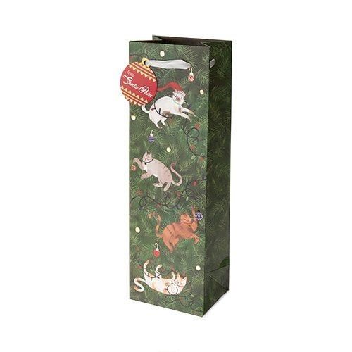 Santa Paws Wine Bag