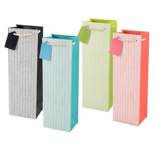 Herringbon Assortment Wine Bag #3475