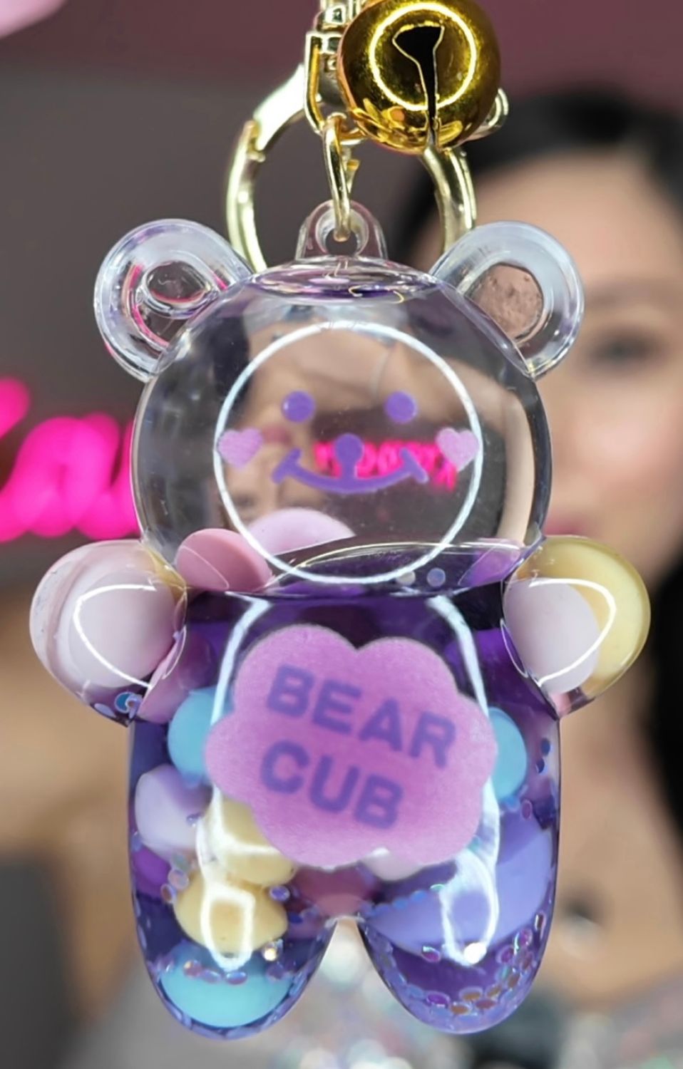 Beary Purple Kawaii Cub