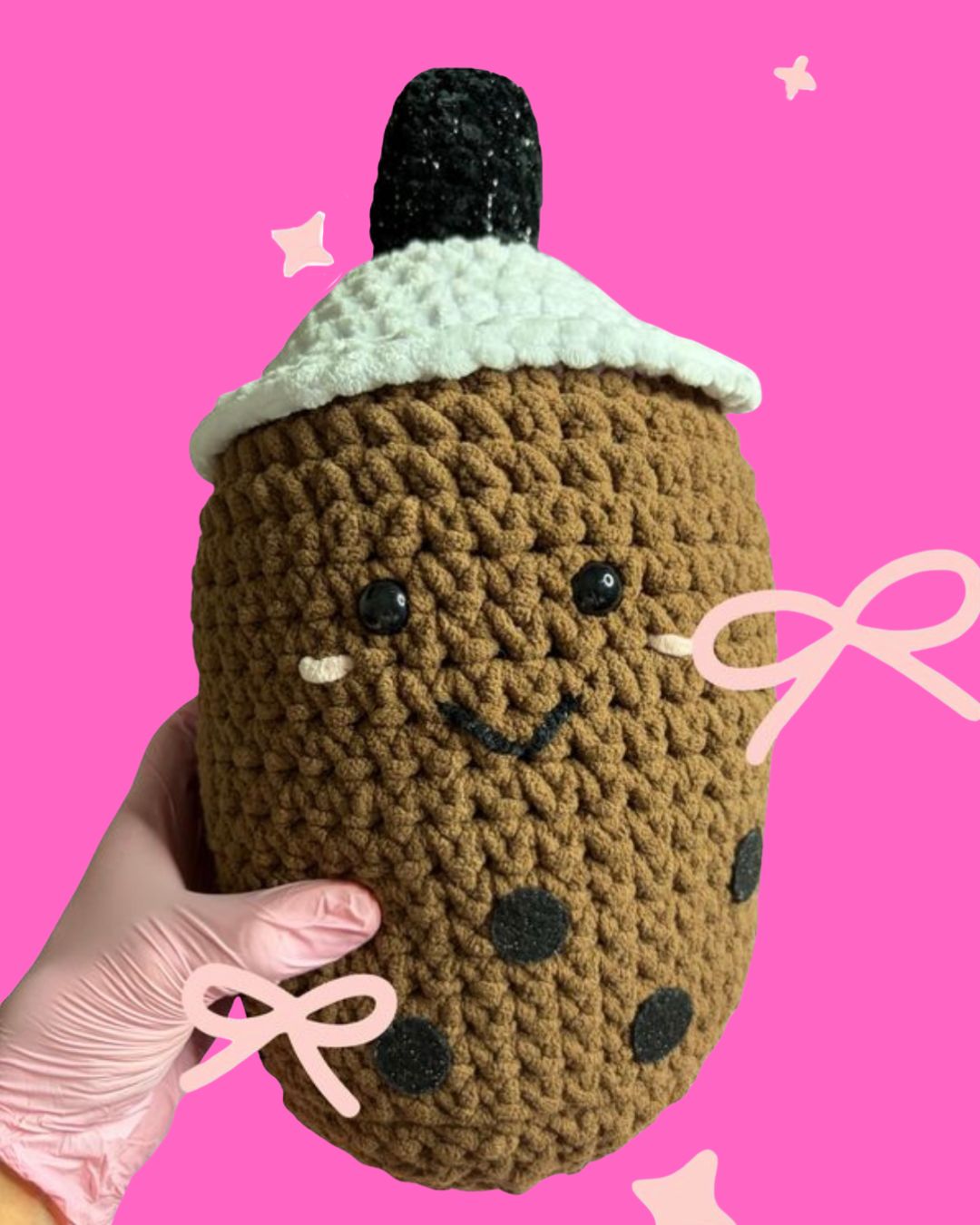 Classic Crochet Boba Squishy