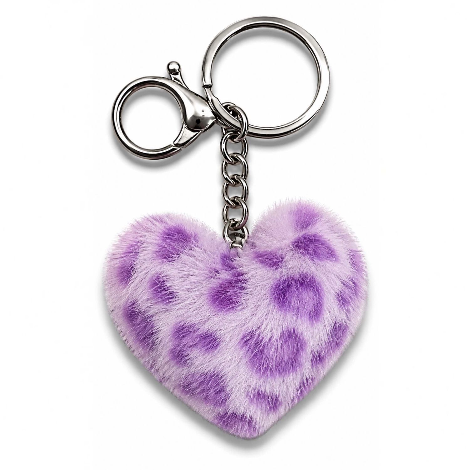 Purple Love Heart Plush