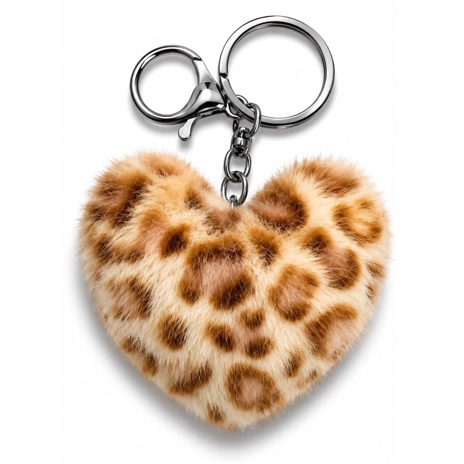Cheetah Babe Heart Plush