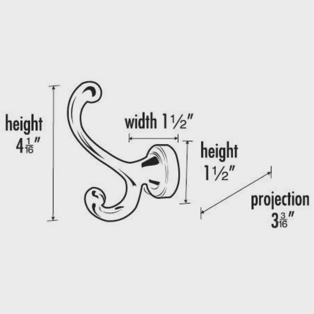 Alno A8799 Universal Robe Hook