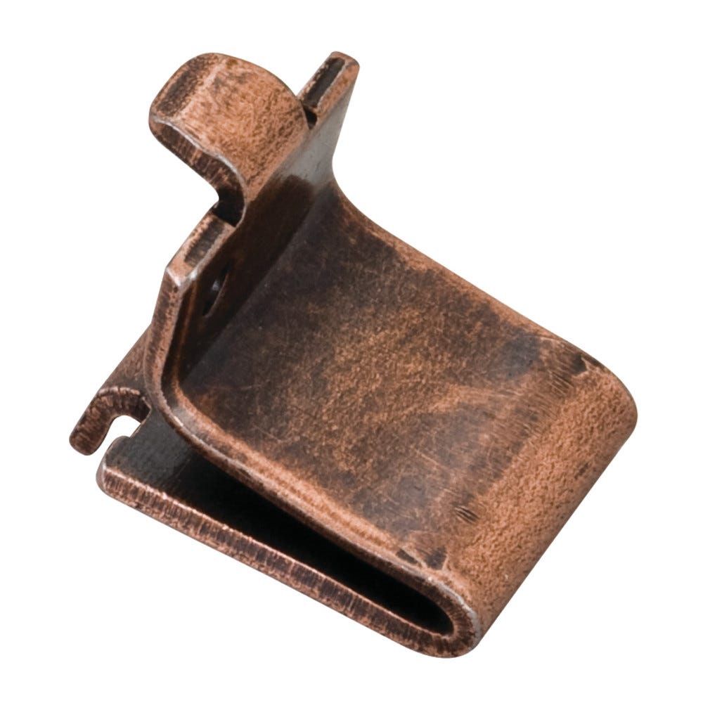 Hardware Resources 1460   Single-Track Shelf Clip Builder Pack (1,000 pcs.), Colour: Antique Copper