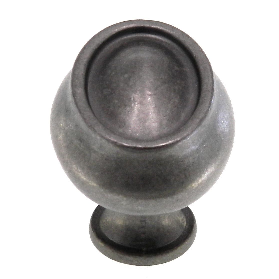 Amerock BP26127WN Manor House Weathered Nickel 1 1/2" Oval Cabinet Knob Pull BP26127WN