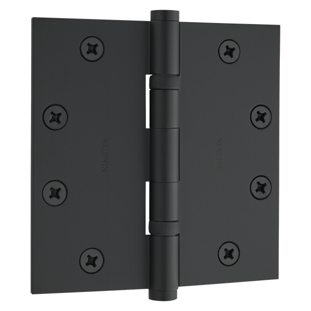 Baldwin 1046.190.I BALL BEARING HINGE 4.5 IN X 4.5 IN SATIN BLACK