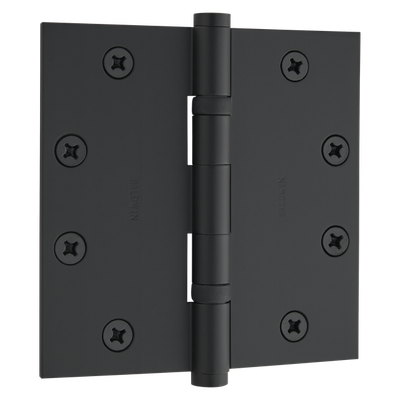 Baldwin 1046.190.I BALL BEARING HINGE 4.5 IN X 4.5 IN SATIN BLACK