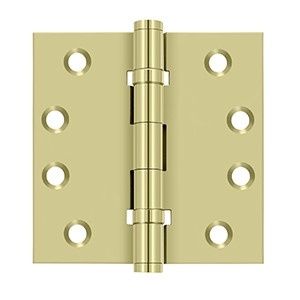 Deltana DSB4B  4" x 4" Square Hinges, Ball Bearings pair