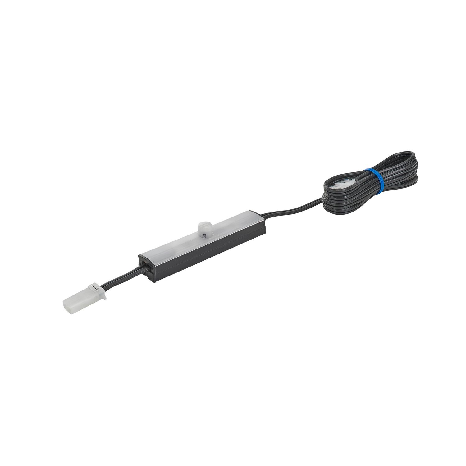 Tresco 12/24VDC SQUARE PROFILE DIN/3M MOT BLACK L-XSQRCBO3M-BL-1