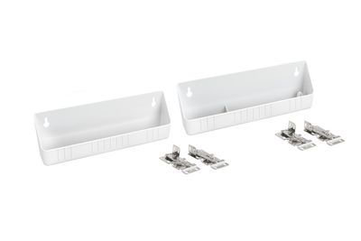 Rev-A-Shelf 11 1/4"  WHITE TIP-OUT 1/STD/1 ACC TRAY 2 PAIR HINGES 6572-11-11-52